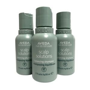 3 Aveda SCALP SOLUTIONS Balanced Shampoo 1.7 oz travel size